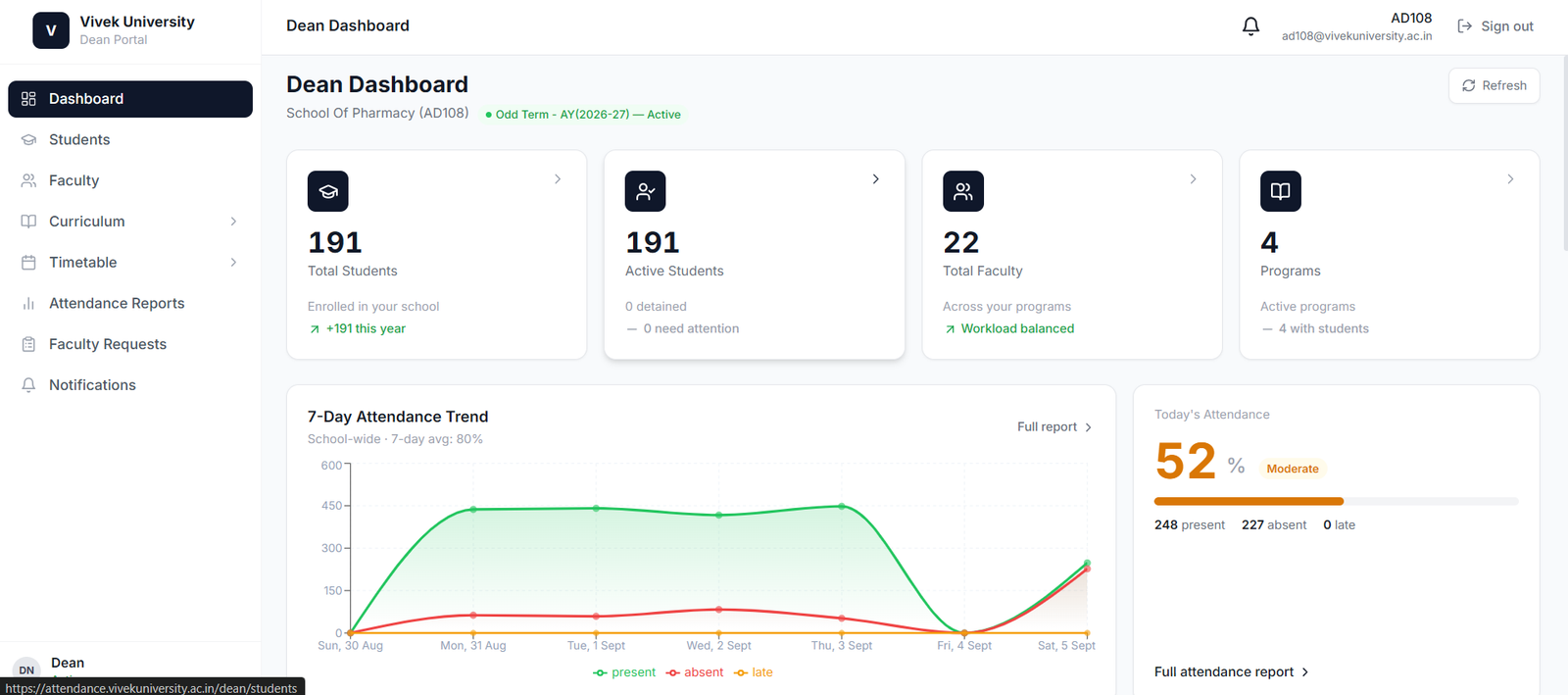 Educational ERP & Chatbot